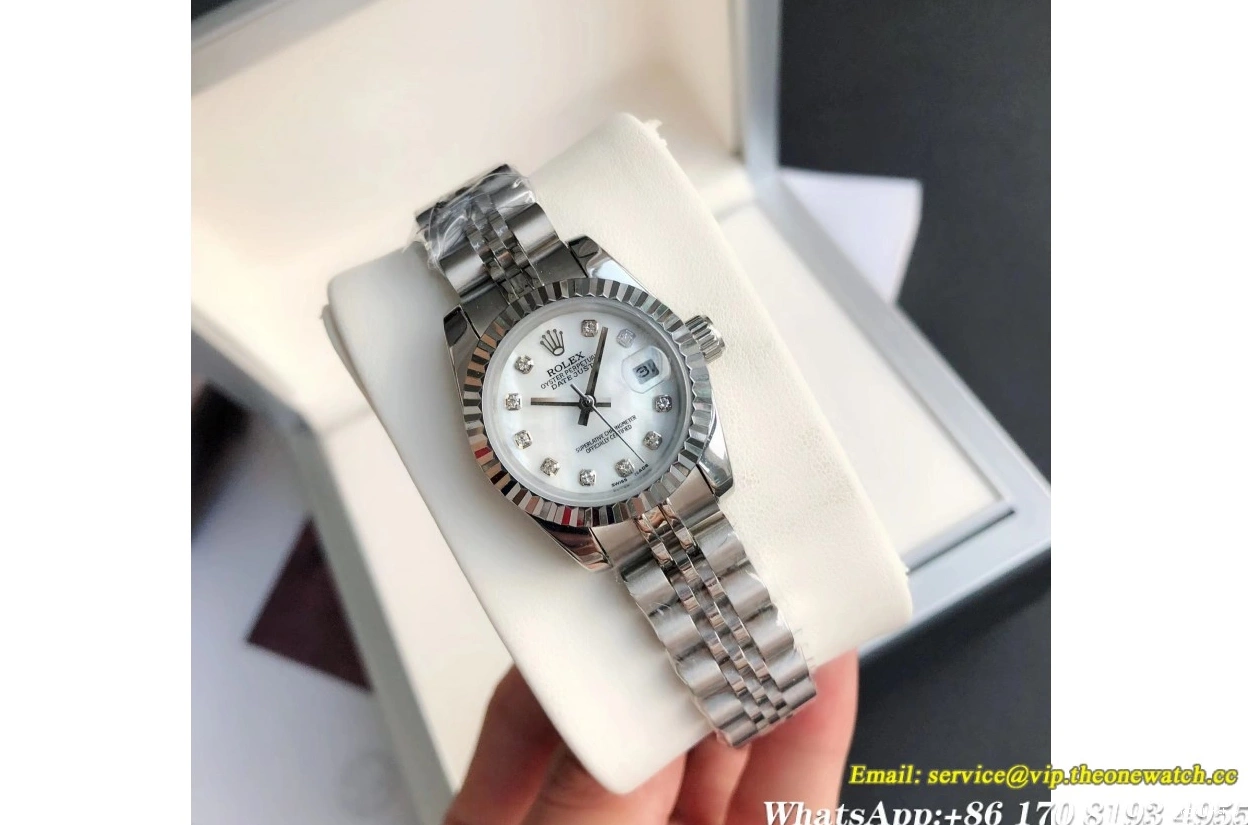 GDF MY8215 SS Dia Datejust SS 28mm White 36 Jub 0312